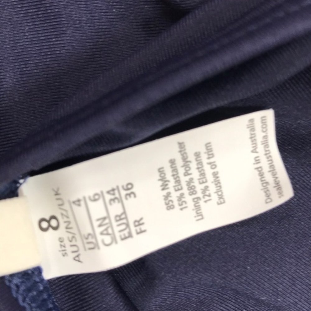 NWOT SEA LEVEL Cross Front Tankini Top - Picture 6 of 6